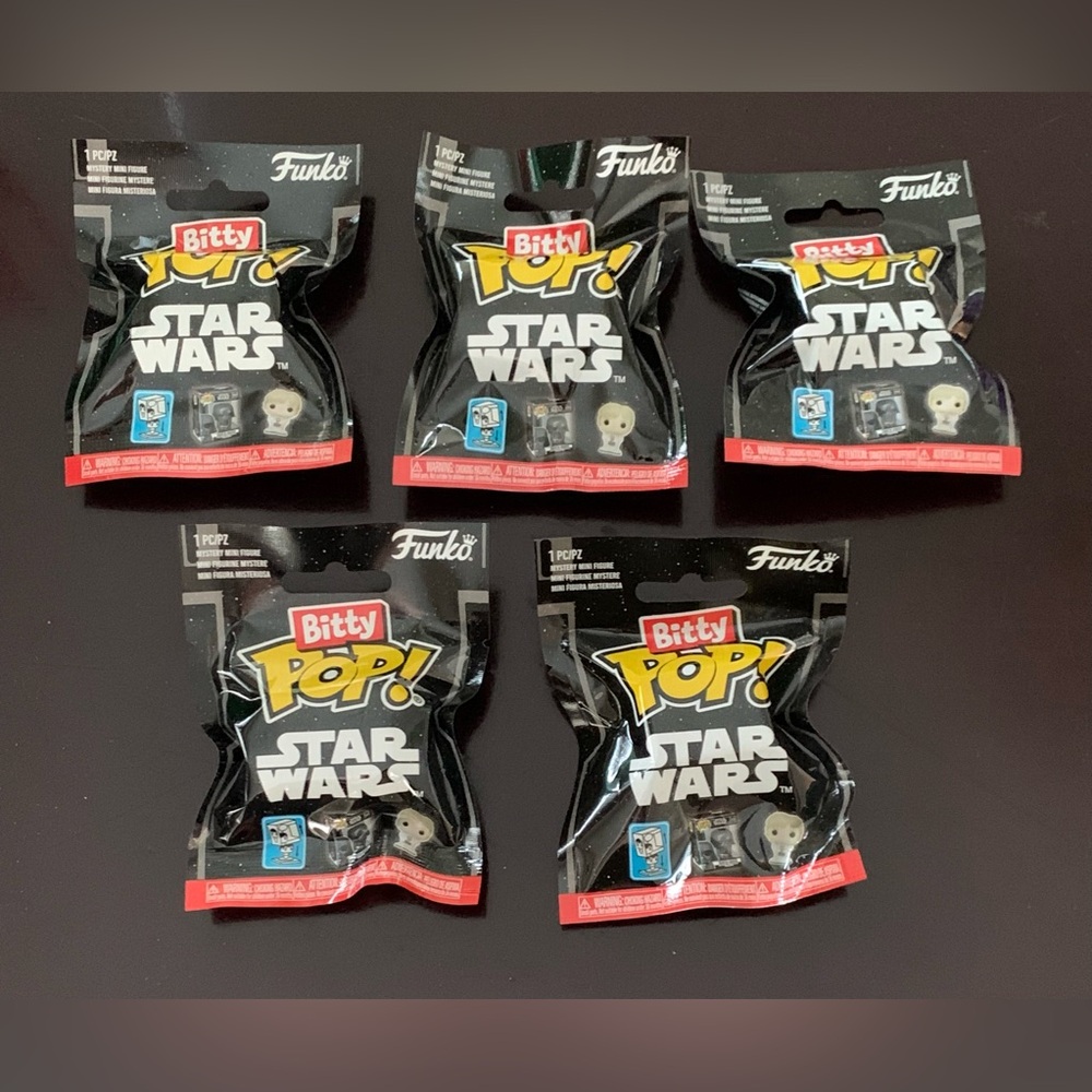 (5X) Funko Bitty Pop! Star Wars Blind Bags